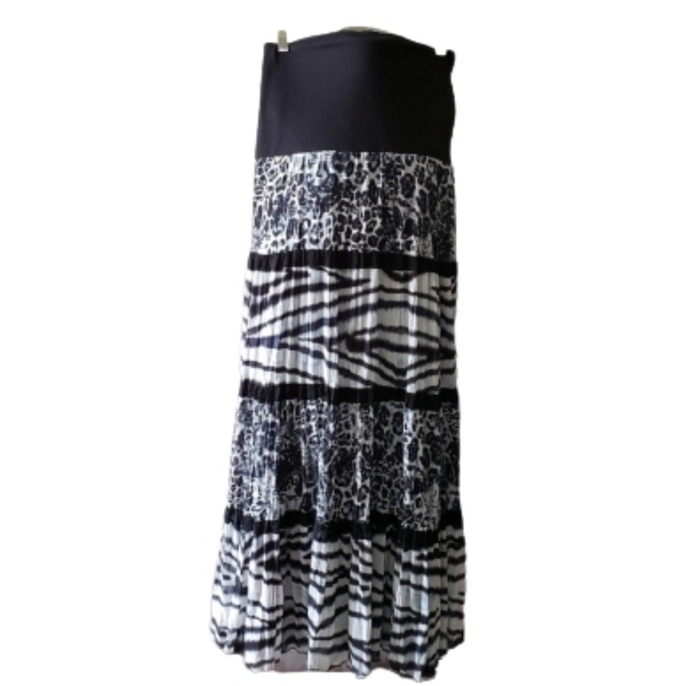 Chico's: Animal Print Maxi Skirt